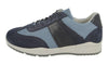 Mens Easy B Extra Wide Fit (2V) Suede/Leather Sports Sneakers (Wakefield) in Navy