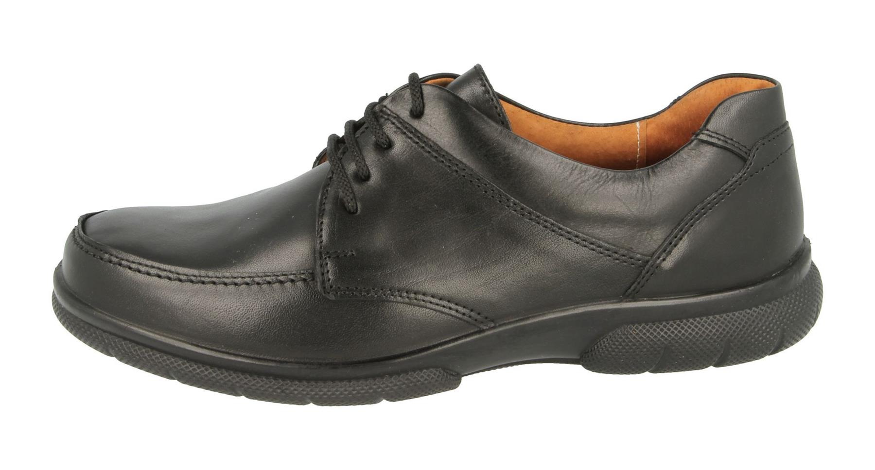 Men'S Casual Shoes (Morgan)6V Wide Fit By Db Shoes in Black