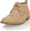 Front Men's Roscoe Suede Leather Lace Up Desert Boots in Sand 12 to 14