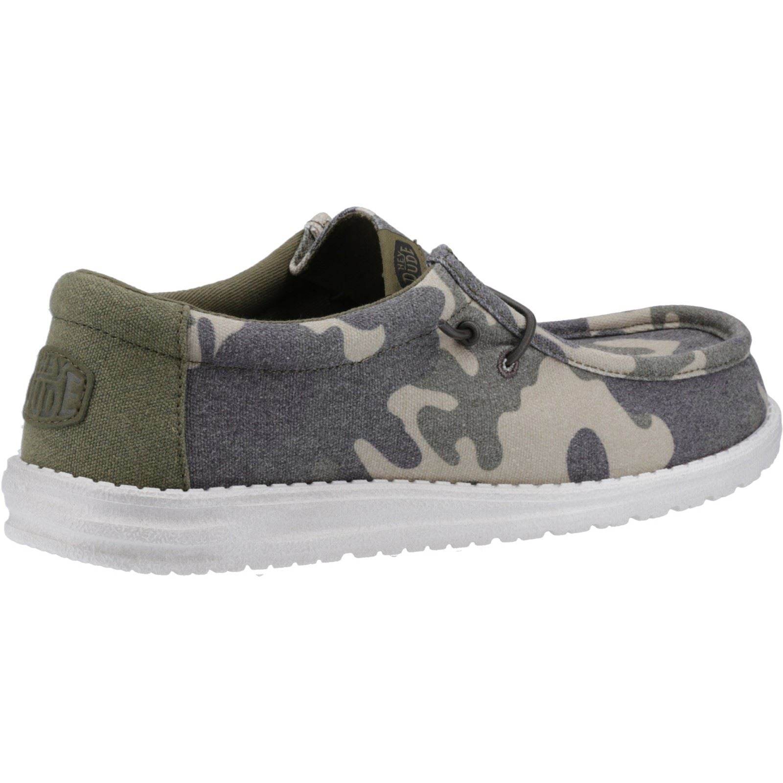 HEYDUDE Men Classic Slip On Shoes - Wally Washed Camo in 2 Colours, 7-14 - G40694