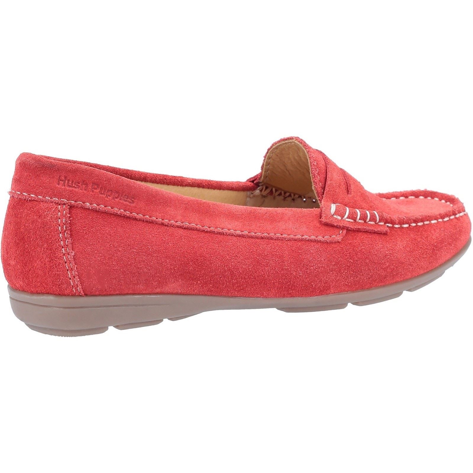 Hush Puppies Margot Slip Ons Ladies Shoes in Red