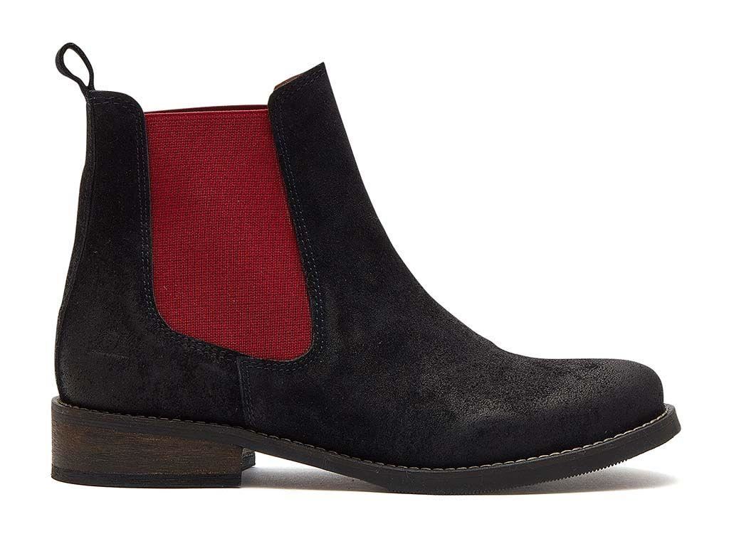 Chatham Women's Arlington Premium Suede Chelsea Boots in 3 Colour Options 3 to 8