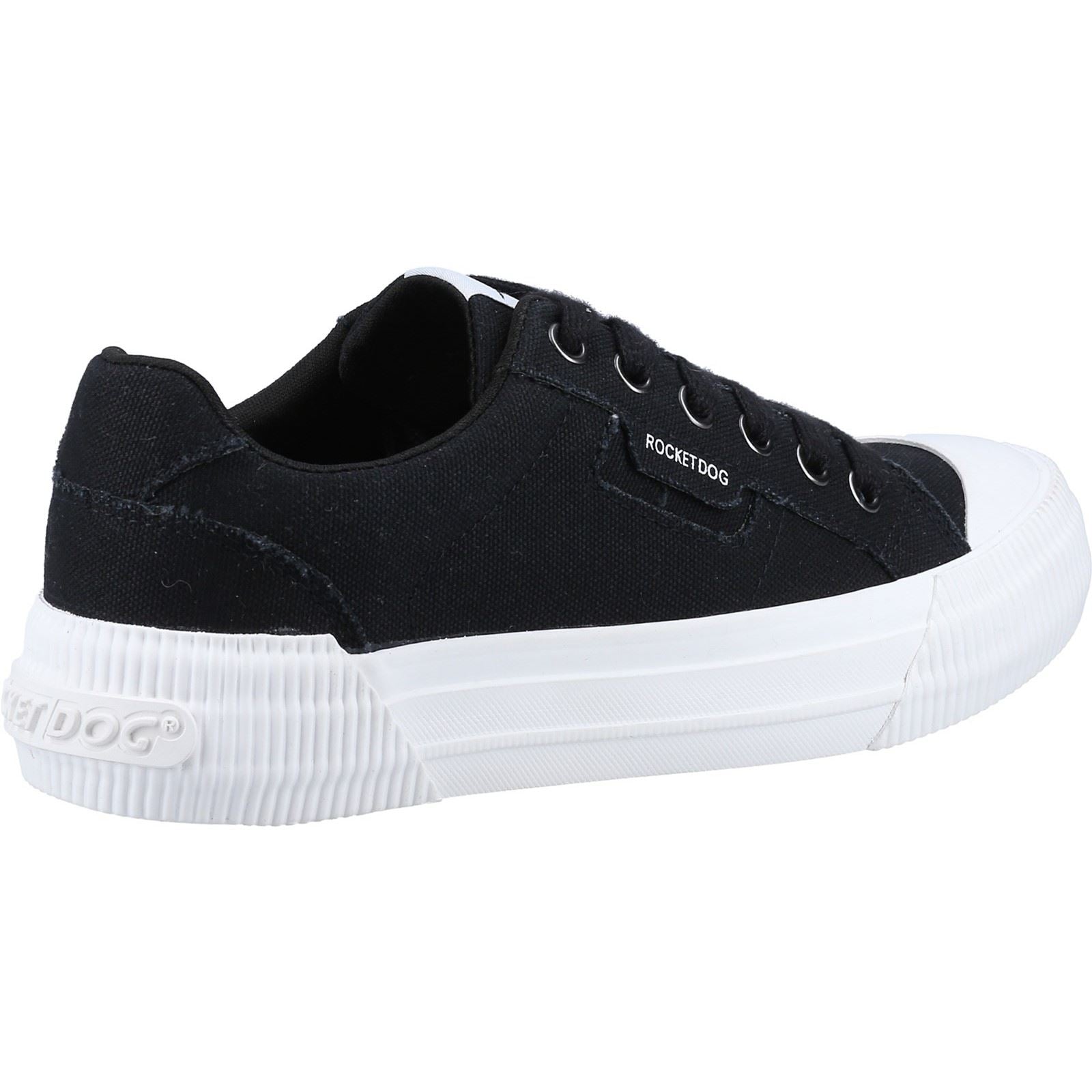 Rocket Dog Women Lace Shoes - Cheery 12A Canvas in Black, Sizes 3-8