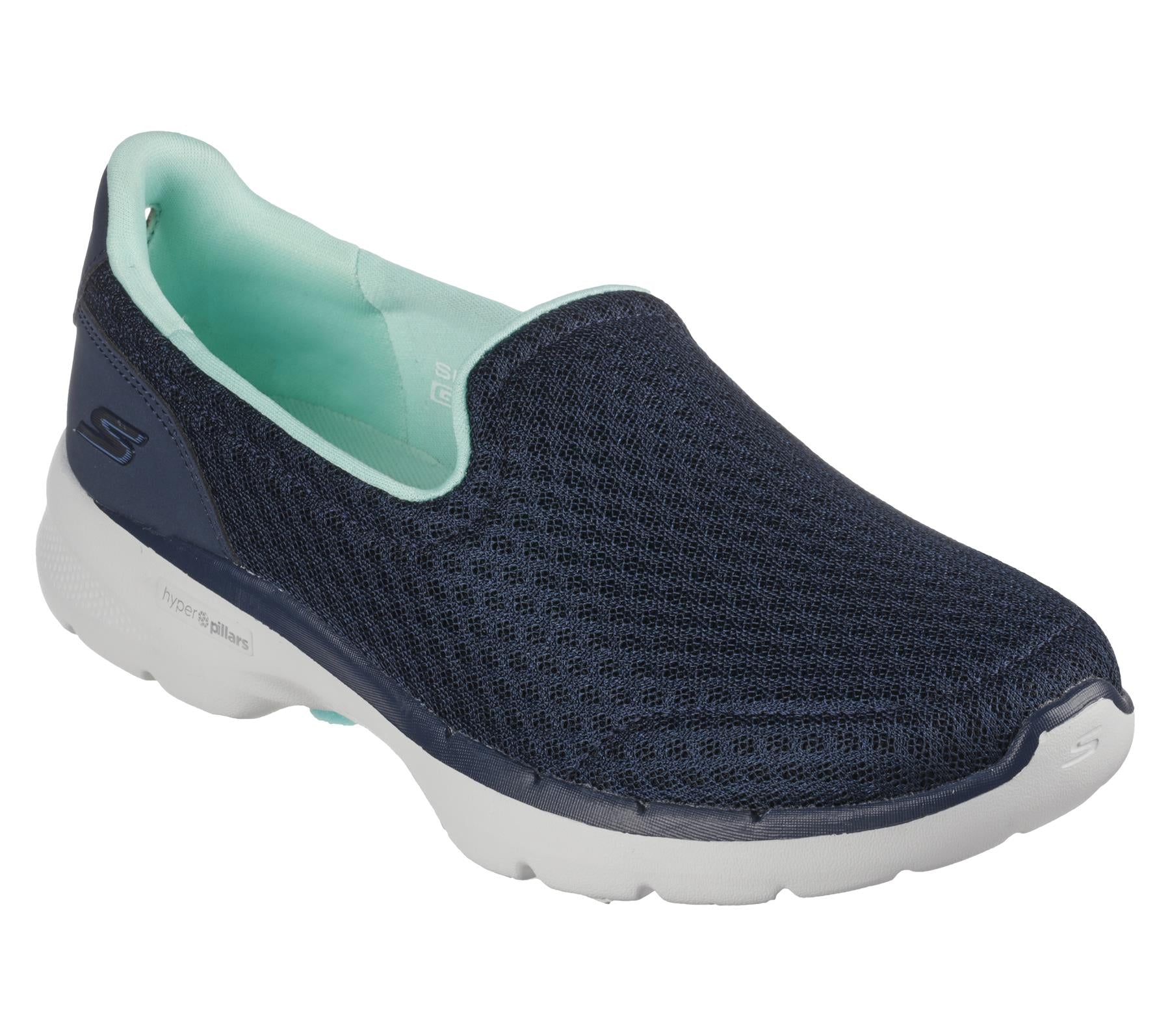 SKECHERS (124508) Womens GO WALK 6-BIG SPLASH Sneaker Shoes in Sizes UK 4 to UK 8