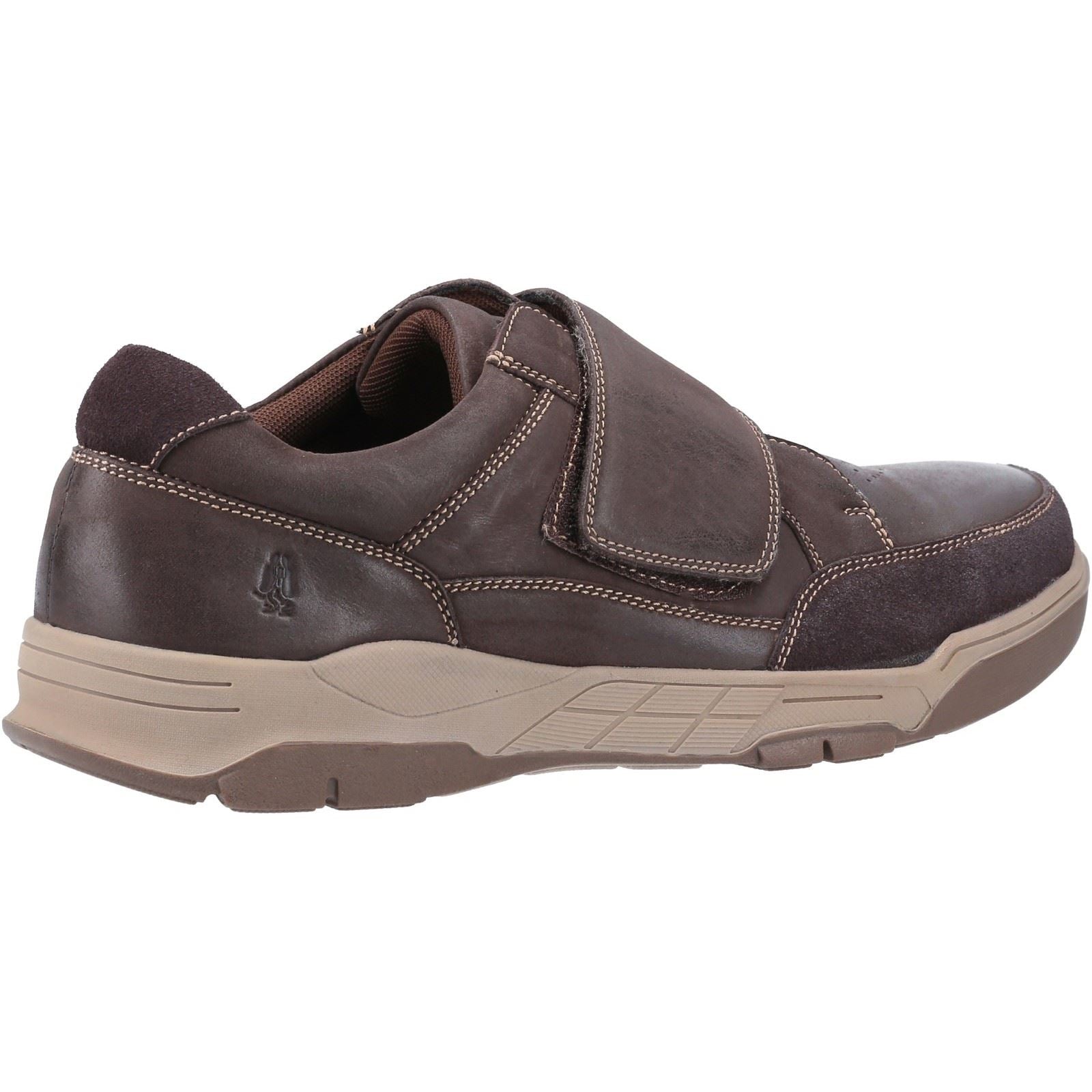 Hush Puppies Fabian Touch Fastenings Touch Fastening Mens Shoes in Coffee