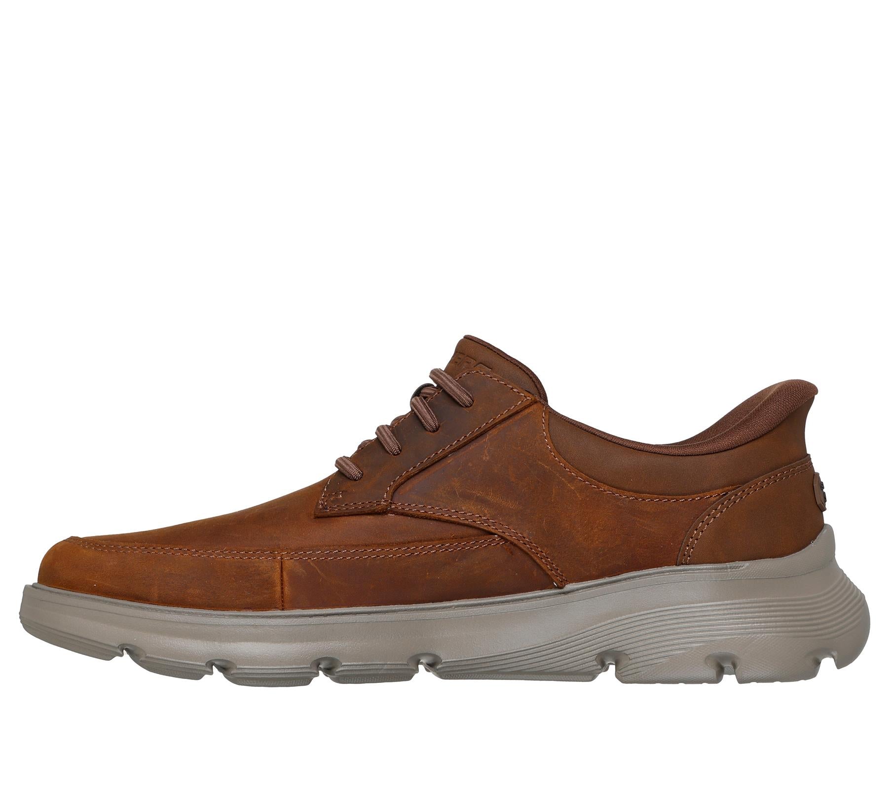 Skechers Hands Free Slip-ins Shoe For Men Arch Fit Garza Rowan in Brown, 6-13