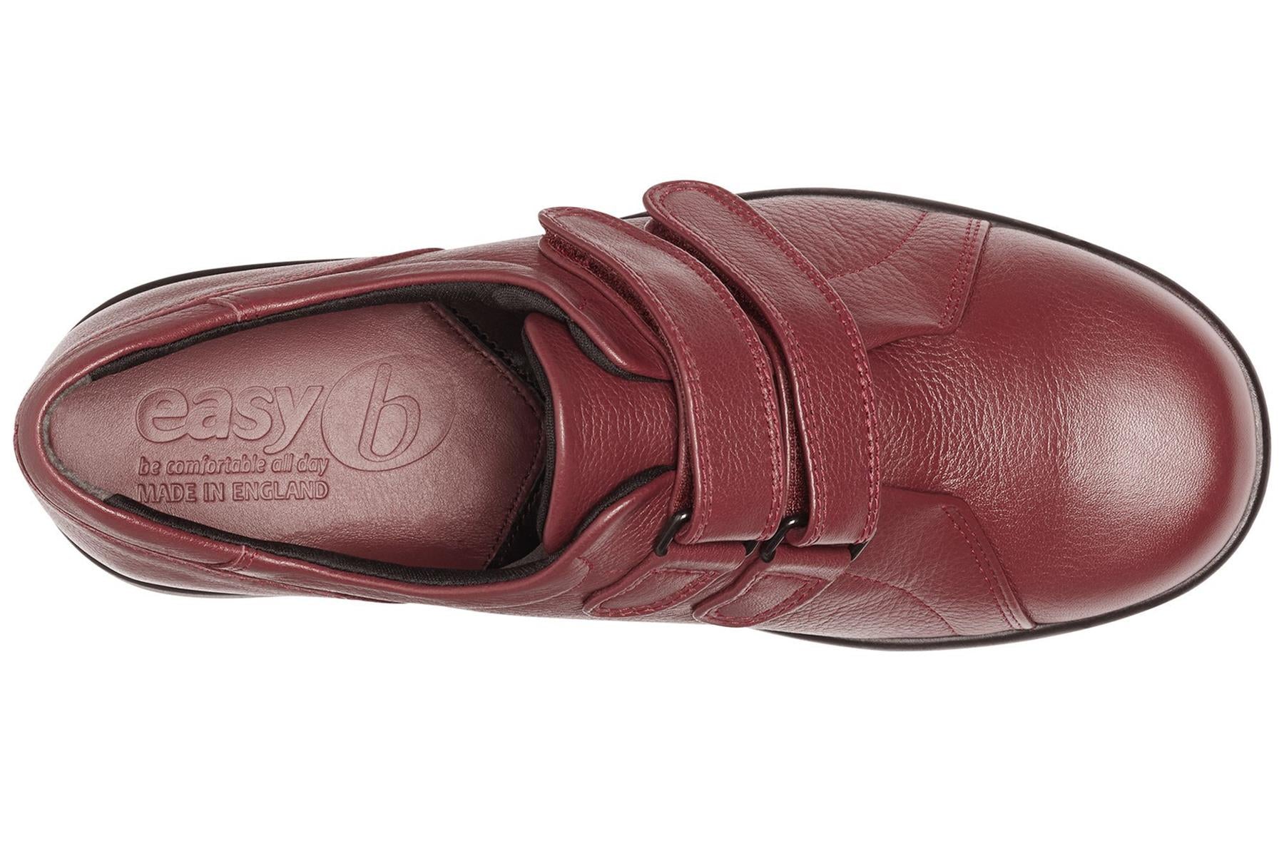 Womens (Naomi) 2E Wide Fit By Db Shoes in Russet Red