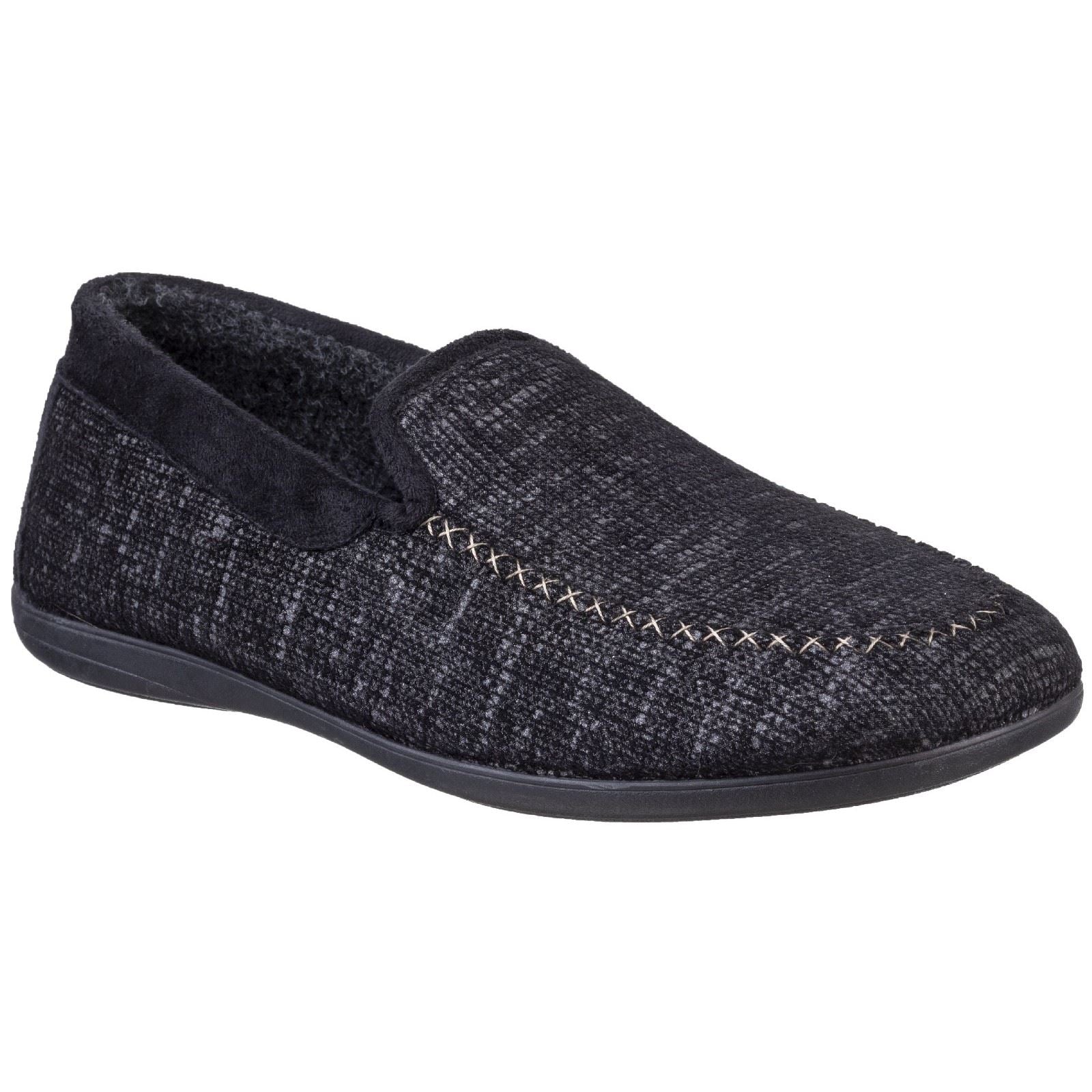 Cotswold Classic Men Shoes - Stanley Loafer Slipper in 2 Colours, 6.5-12