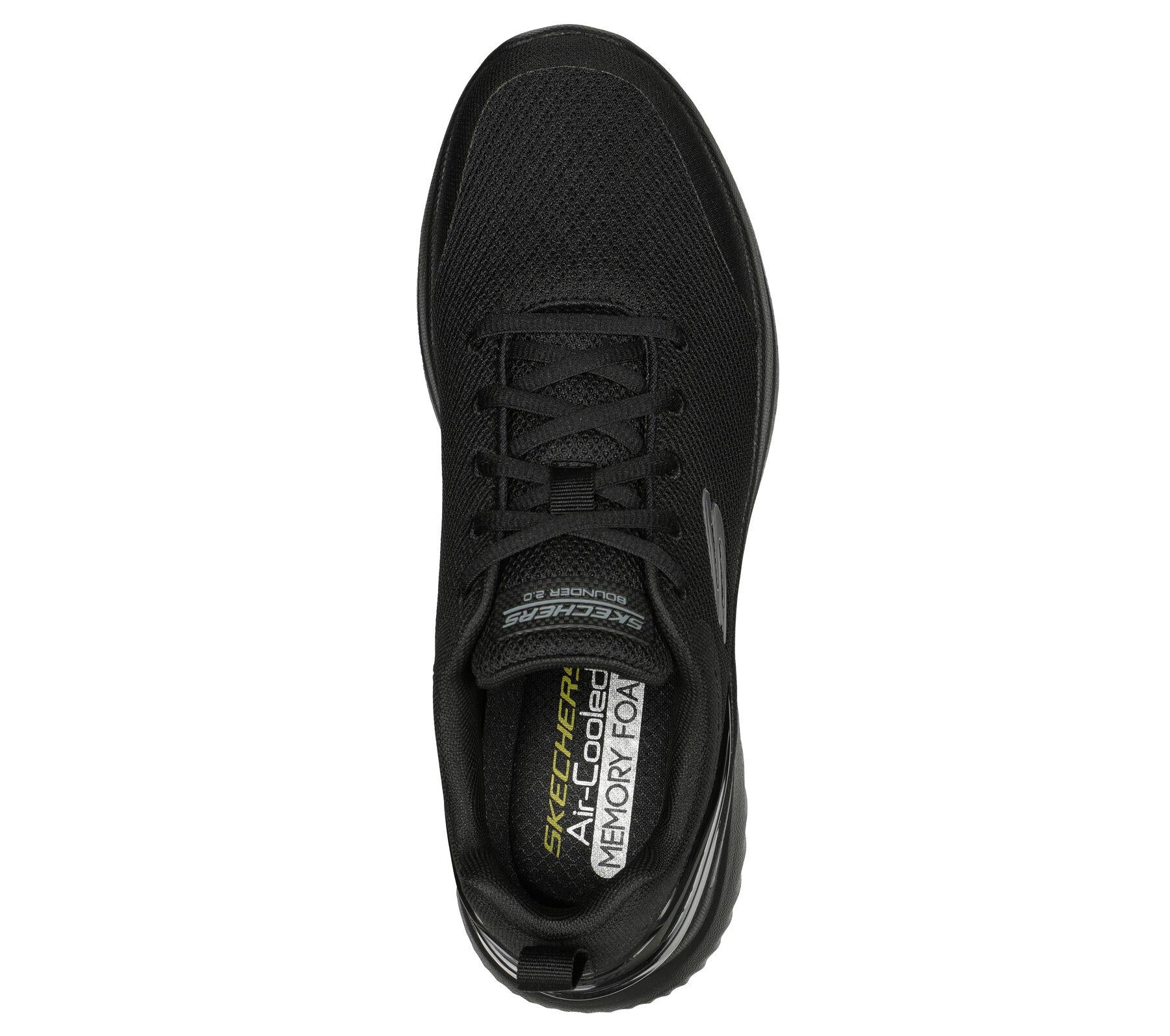 Skechers (232670) Men's Bounder 2.0 - Nasher Lace-Up Sporty Shoes in Black 8 to 13