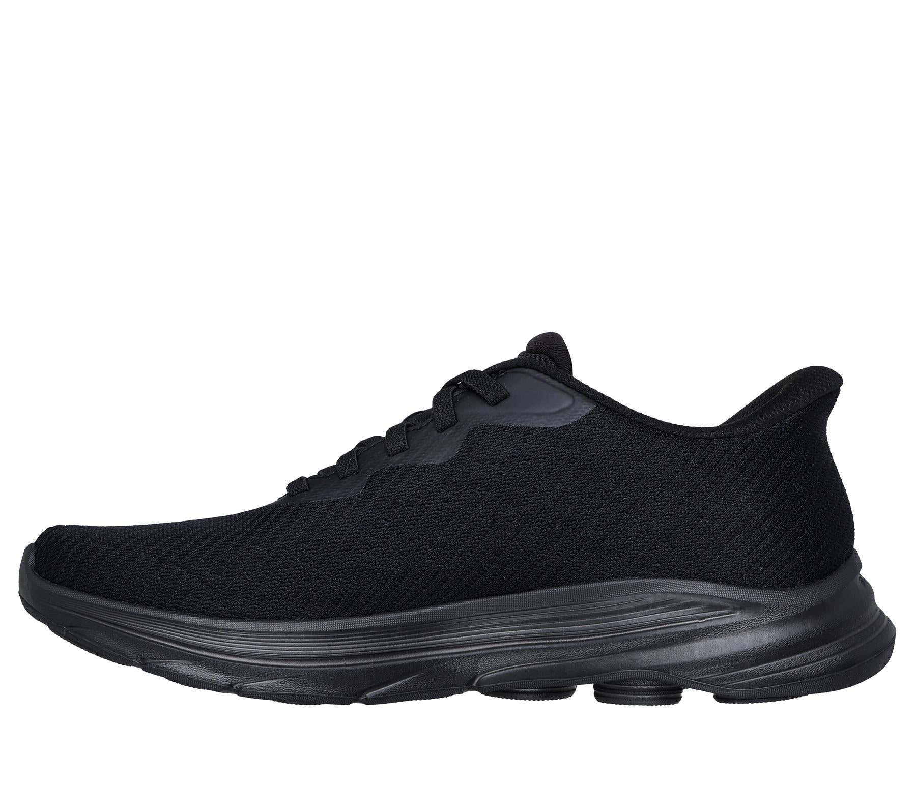 Skechers Hands Free Slip-ins Walking Shoe For Men - GO WALK 8 Pate in Black, 6-15